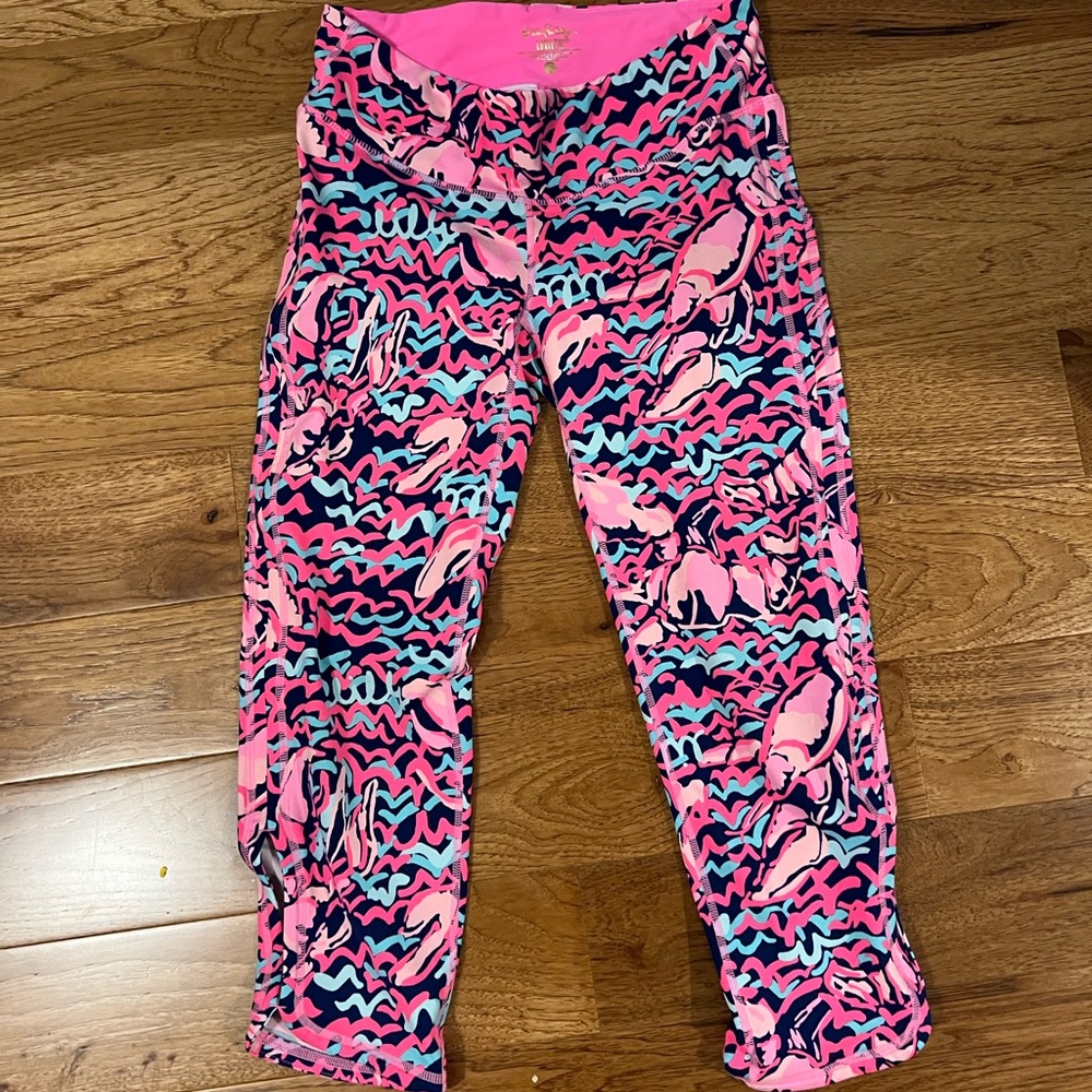 Lilly Pulitzer Lobstah Roll leggings - EUC